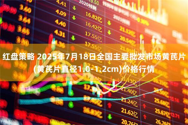 红盘策略 2025年7月18日全国主要批发市场黄芪片(黄芪片直径1.0-1.2cm)价格行情
